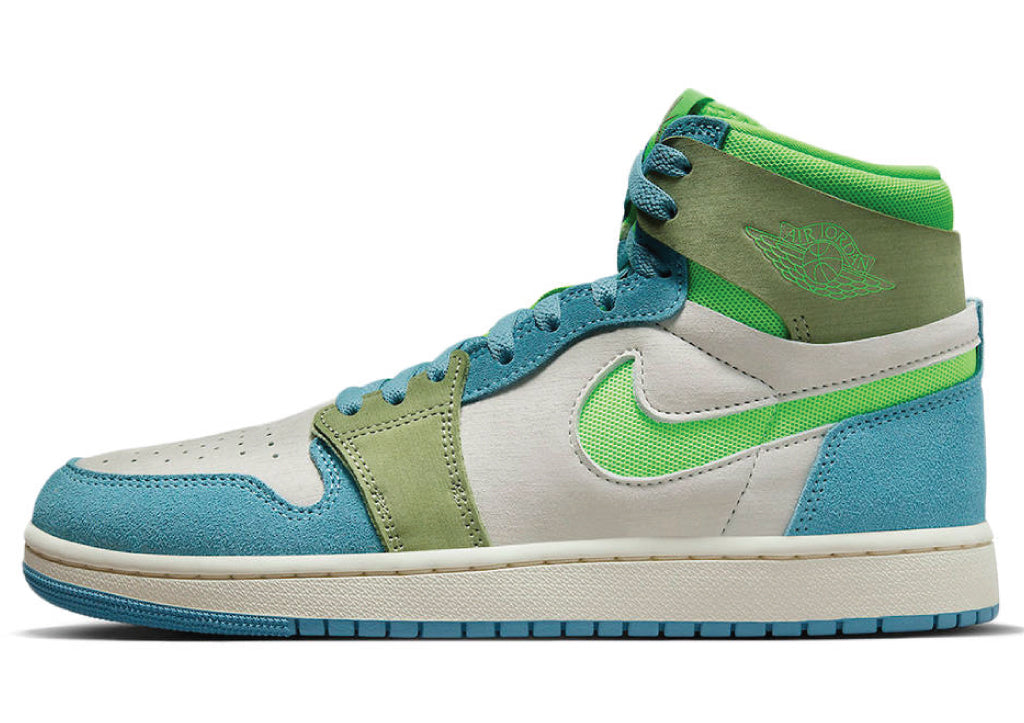 Air Jordan 1 High Zoom CMFT 2 Blue Electric Green